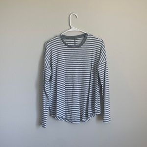 Striped long sleeve tee